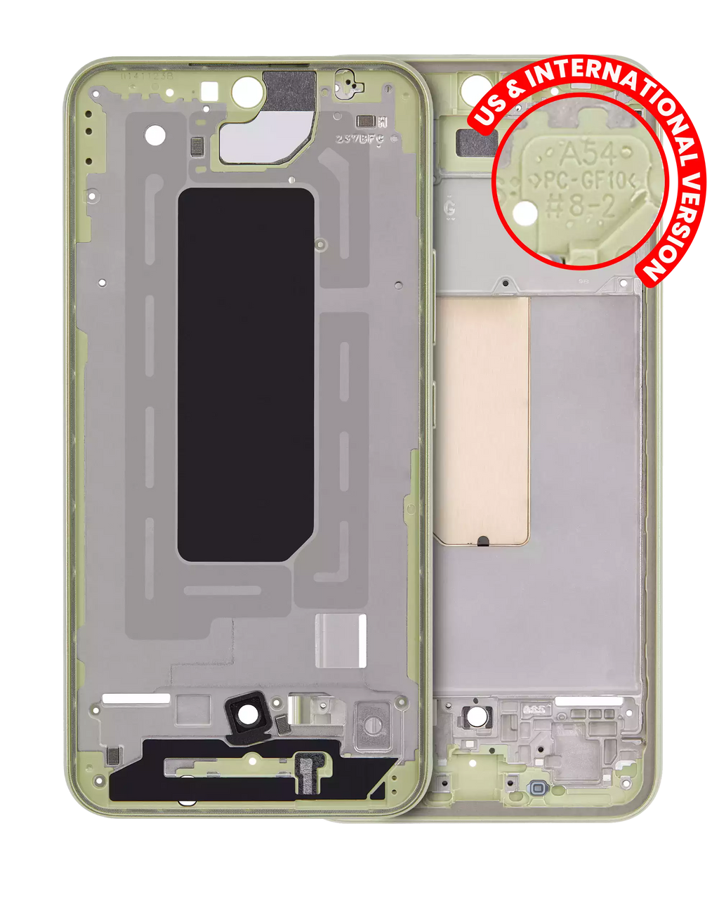 Midframe for Samsung Galaxy A54 5G (A546 / 2023) (US & International Version) (Lime)