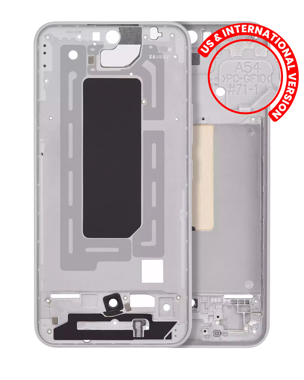 Midframe/Rahmen für Samsung Galaxy A54 5G Weiß