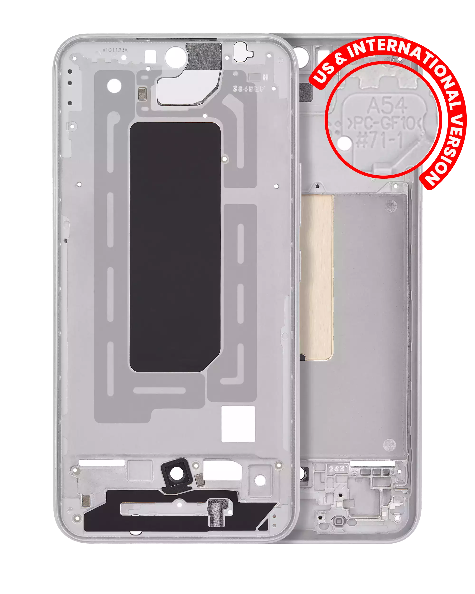 Midframe/Rahmen für Samsung Galaxy A54 5G Weiß
