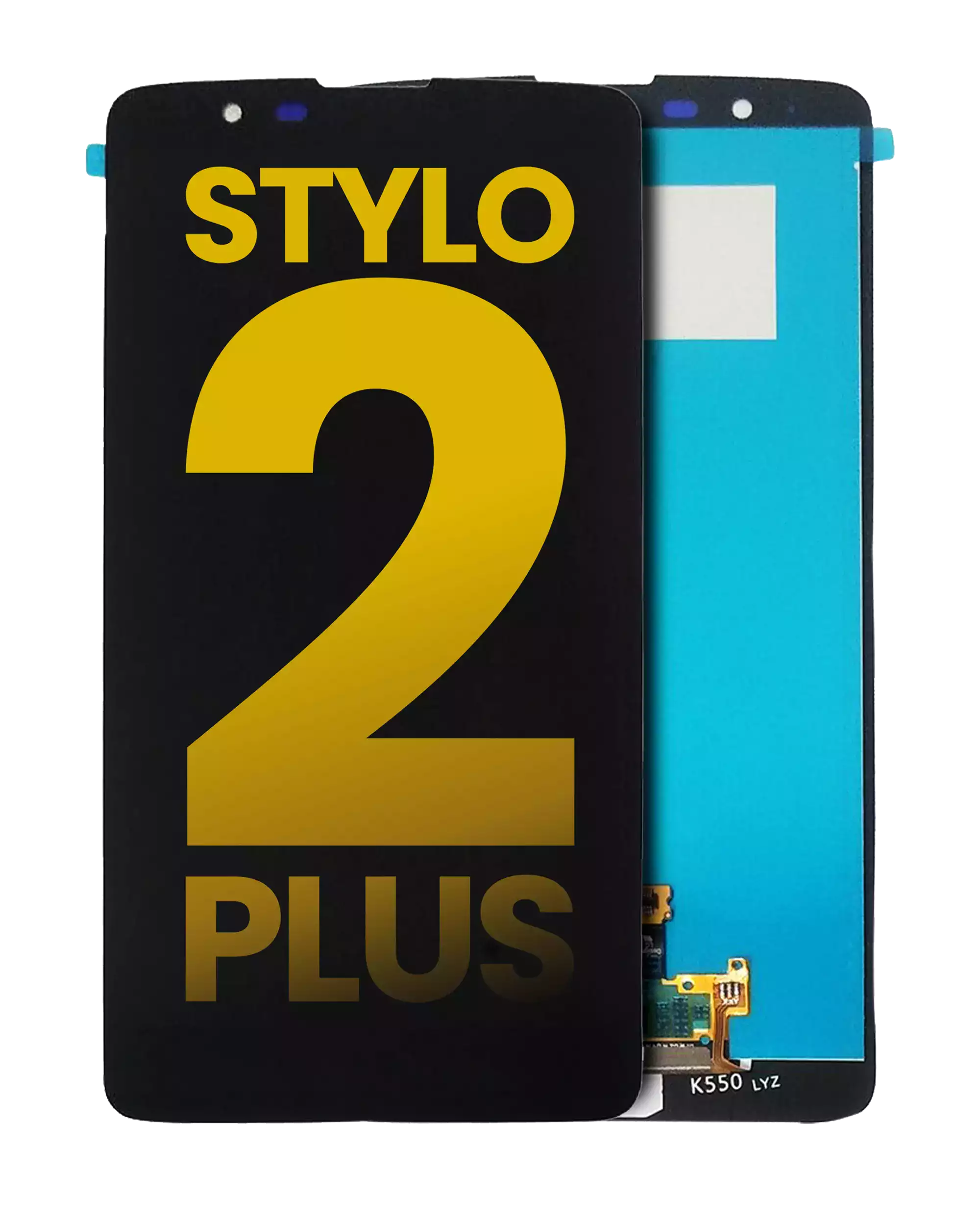 LCD-Display ohne Rahmen LG Stylo 2 Plus Refurbished Schwarz
