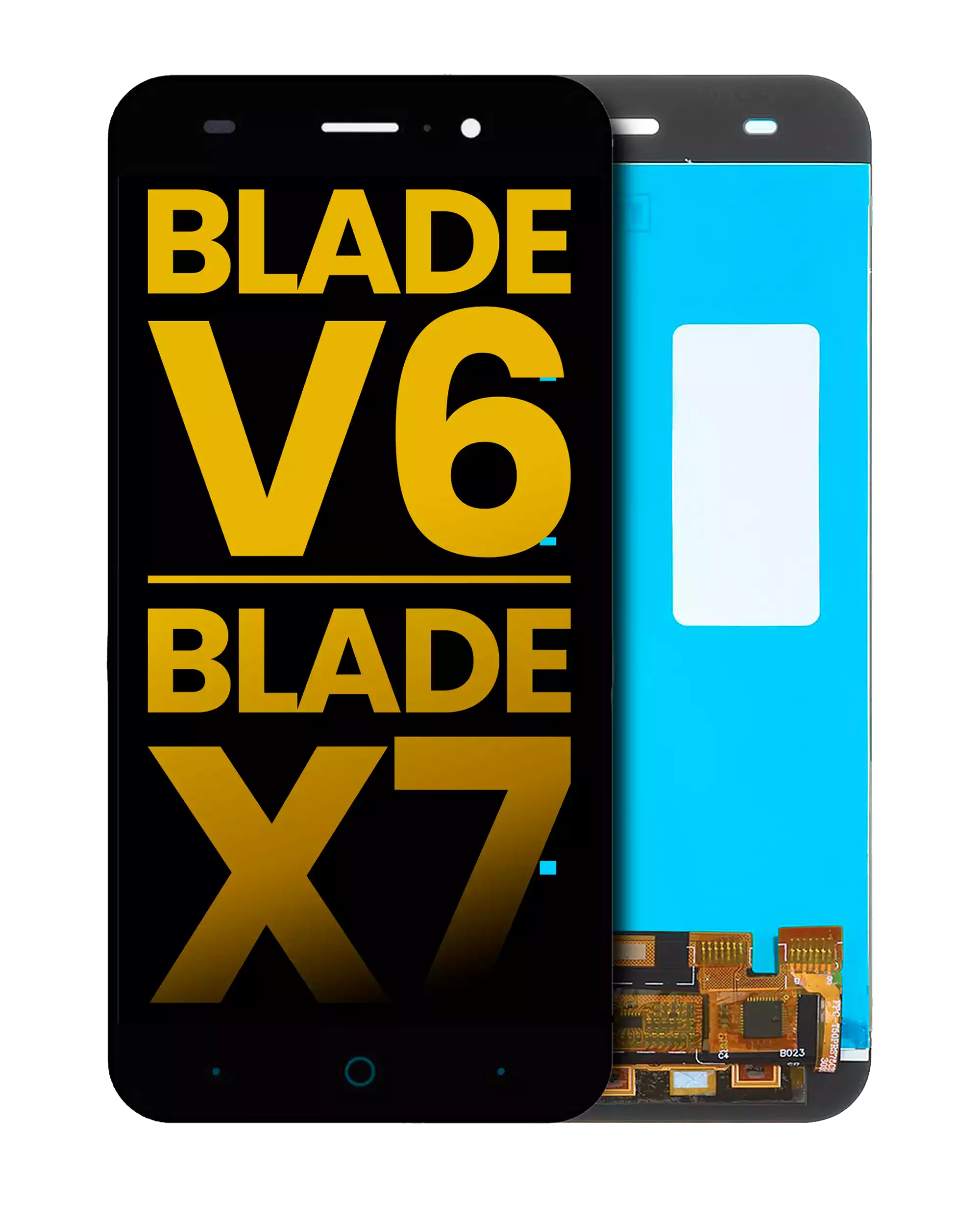 LCD-Display ohne Rahmen für ZTE Blade V6 / ZTE Blade X7 (Refurbished) (Schwarz)