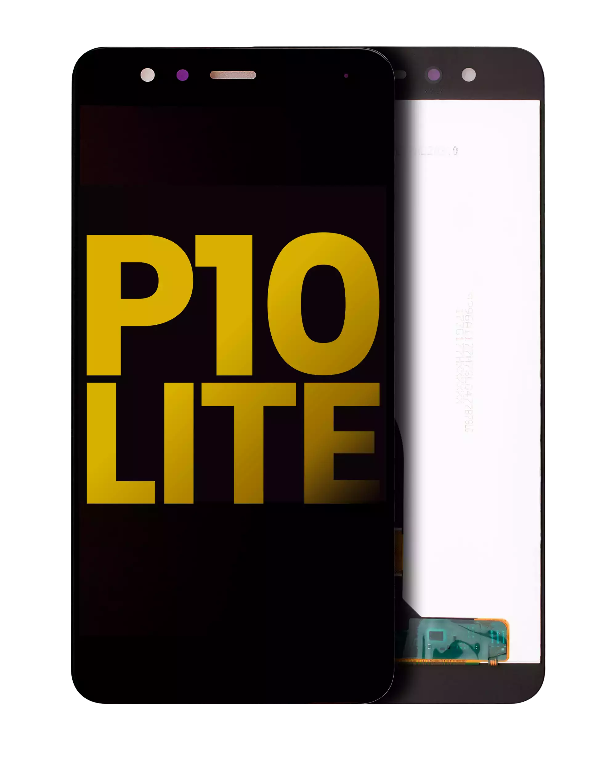 LCD-Display ohne Rahmen für Huawei P10 Lite (Refurbished) (Schwarz)