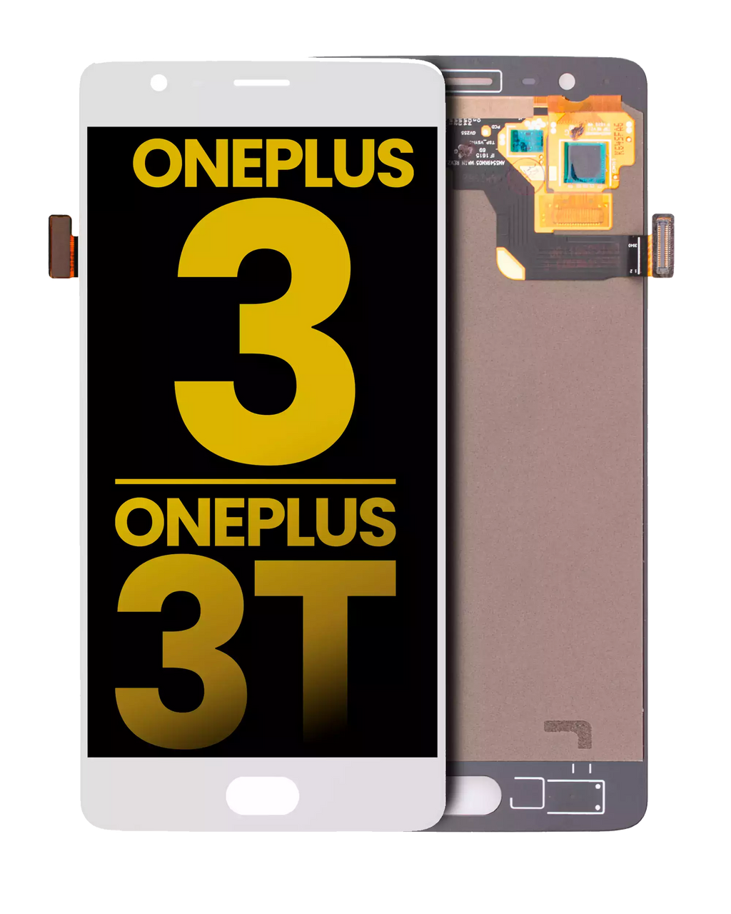 LCD Display without Frame for OnePlus 3 / OnePlus 3T (Refurbished) (White)