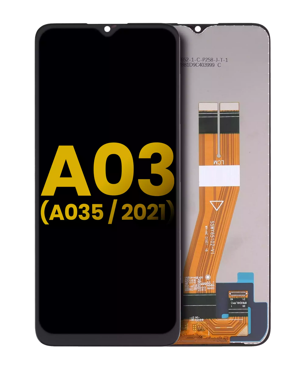 LCD Display without Frame for Samsung Galaxy A03 (A035 / 2021) (Refurbished) (All Colors)