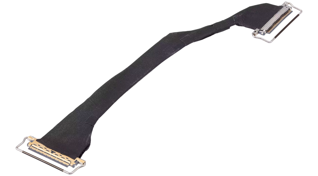Display LVDS Cable + Left Hinge for MacBook Pro 13" Retina (A1425 / Mid 2012 / Early 2013) / (A1398 / Mid 2012 / Late 2013 / Mid 2014 / Mid 2015) / (A1502 / Late 2013 / Mid 2014 / Early 2015)