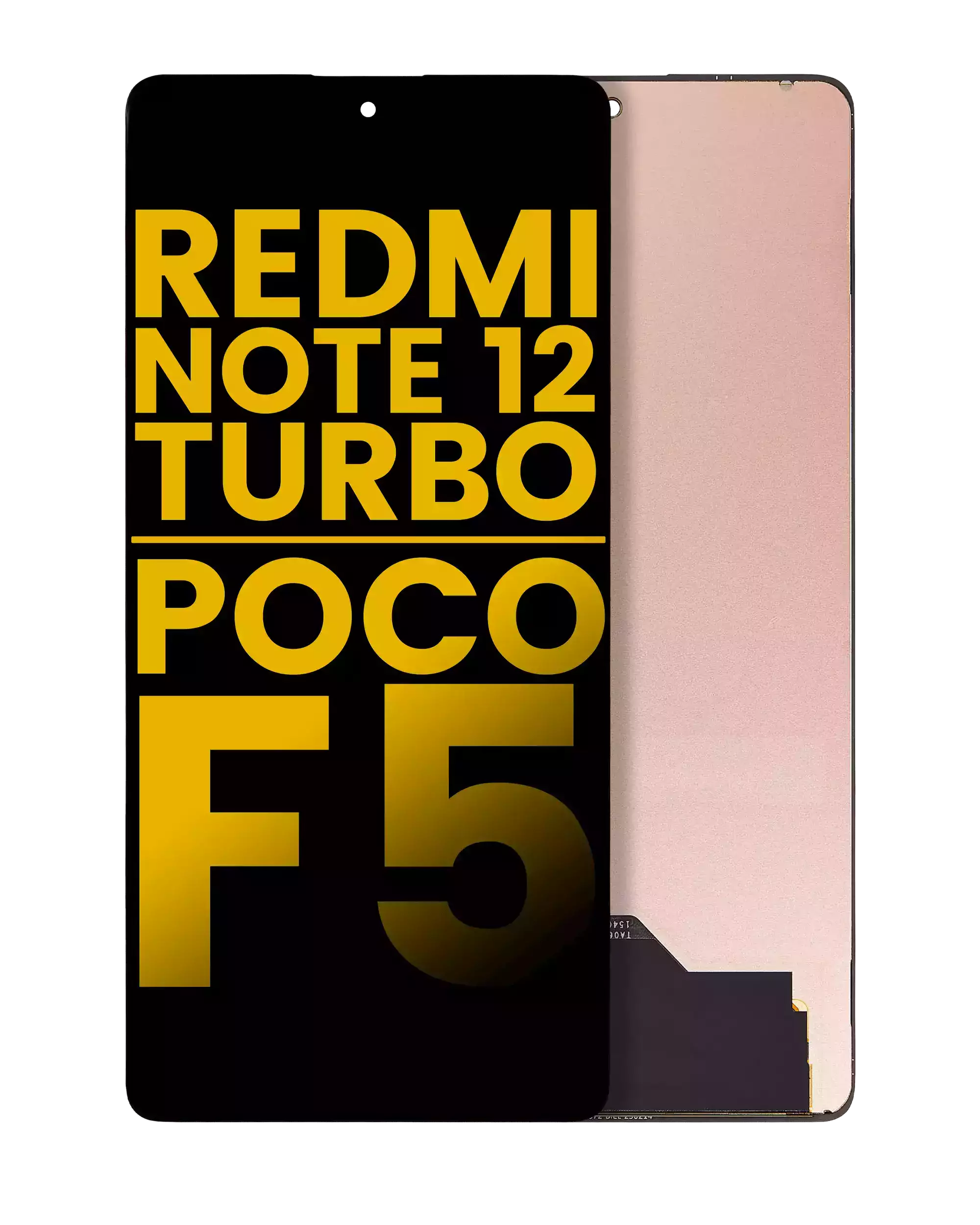 Frameless OLED Display for Xiaomi Redmi Note 12 Turbo / Xiaomi Poco F5 (Refurbished) (All Colors)