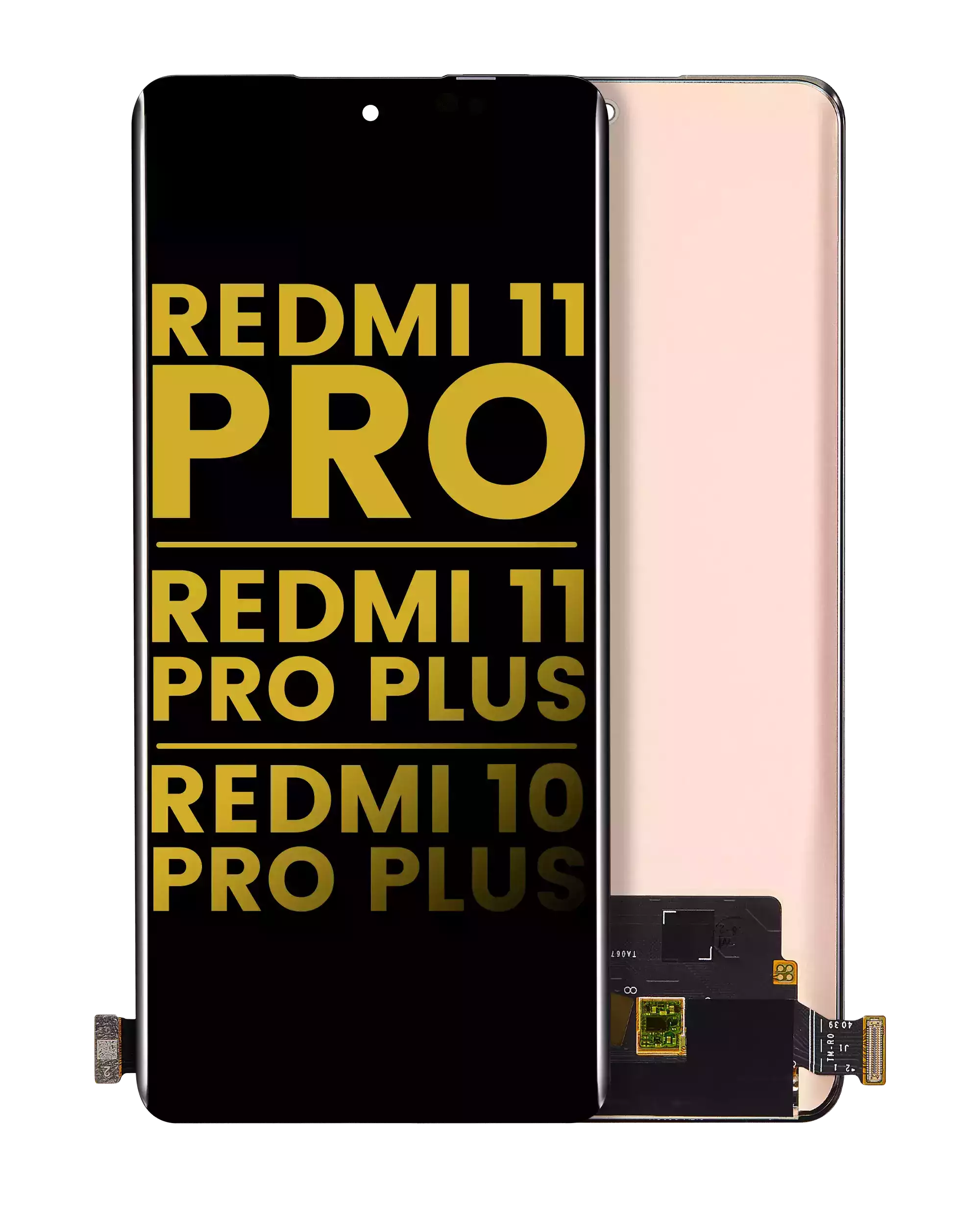 OLED-Display ohne Rahmen für Realme 11 Pro/11 Pro+/10 Pro+ (Refurbished)