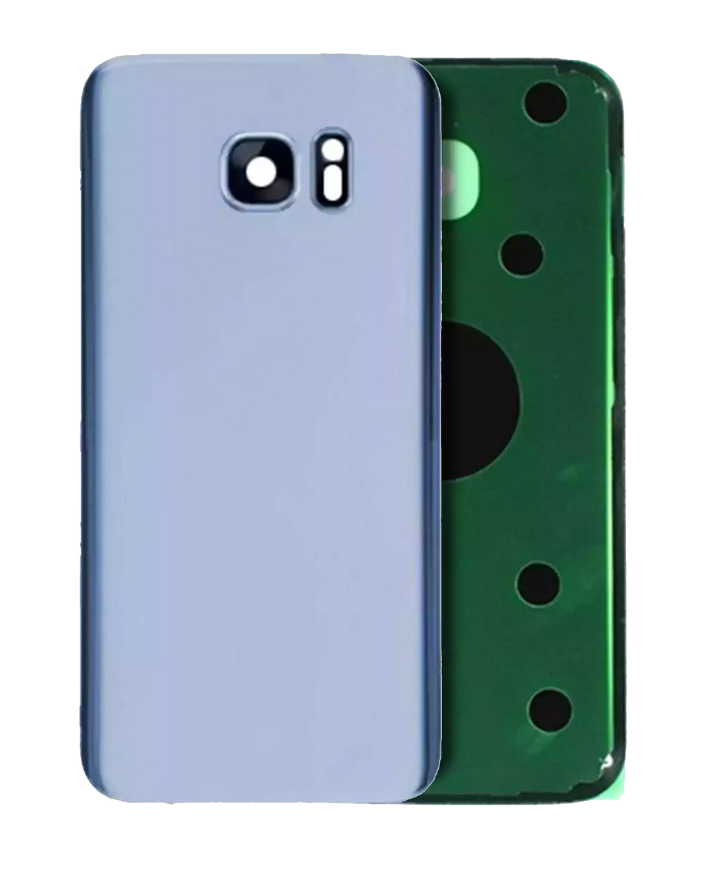 Backcover-Glas für Samsung Galaxy S7 Edge (Service-Pack) (Blau)