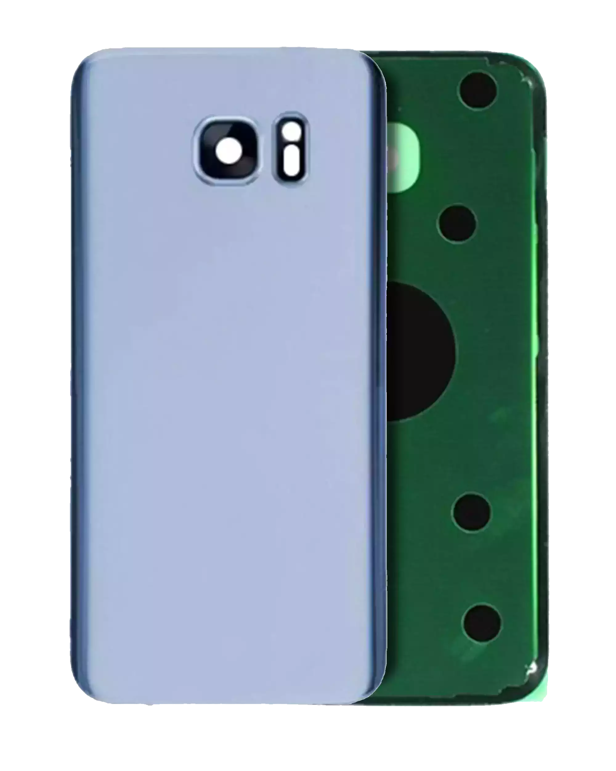 Backcover-Glas für Samsung Galaxy S7 Edge (Service-Pack) (Blau)
