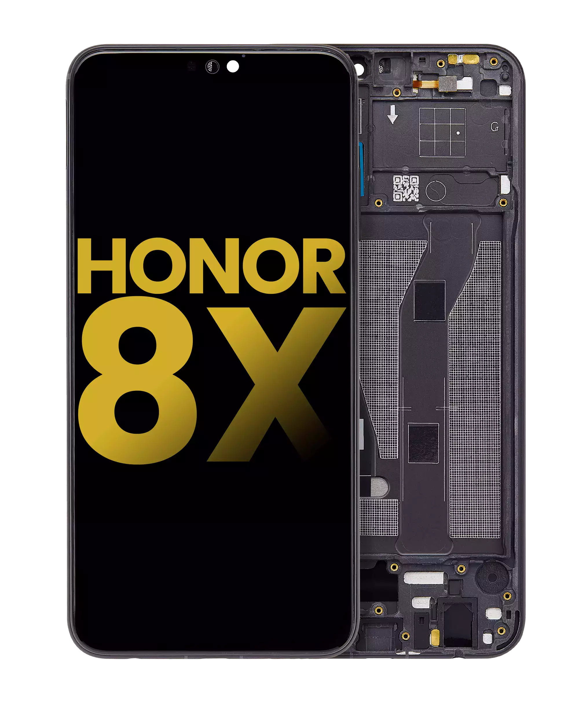 LCD Display without Frame for Honor 8X (Refurbished) (Black)