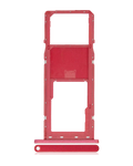 Single SIM Card Tray for Samsung Galaxy A03S (A037F / 2021) Red