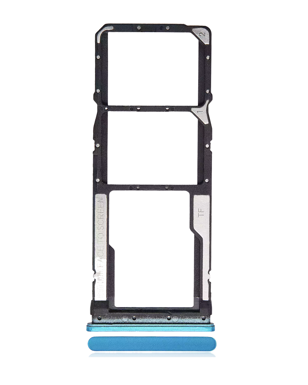 Dual-SIM-Kartenfach für Xiaomi Redmi Note 9S / Note 9 Pro 4G (Aurora Blue)