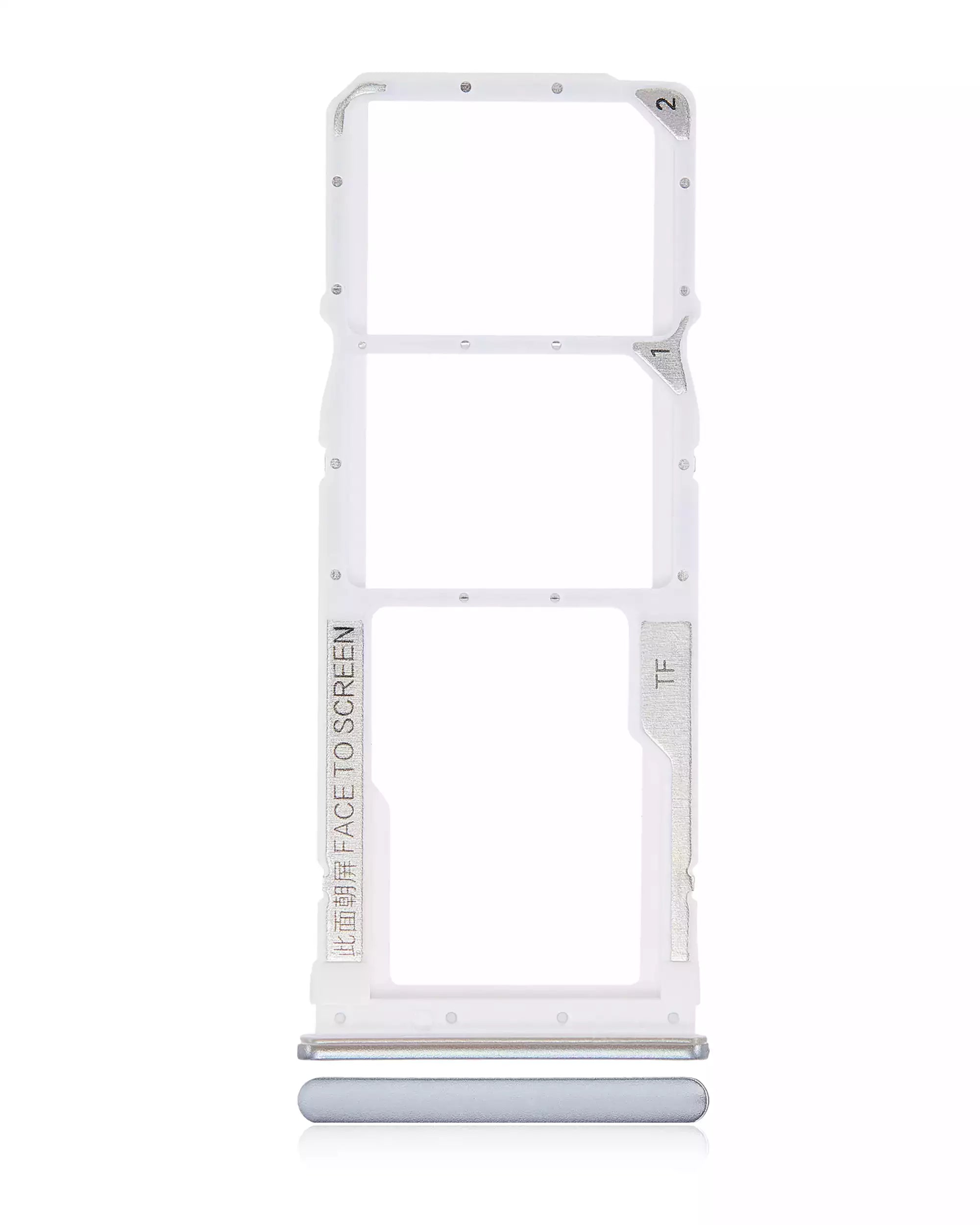 Dual SIM Card Tray for Xiaomi Redmi Note 9S / Note 9 Pro 4G (Glacier White)