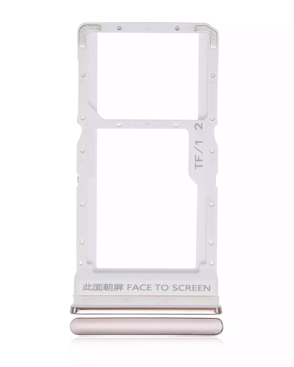 Dual SIM Card Tray for Xiaomi Redmi Poco X3 / X3 Pro (Metal Bronze)