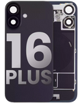 Backcover MagSafe, NFC & Blitz-Flexkabel iPhone 16 Plus (Gebraucht OEM A) Schwar