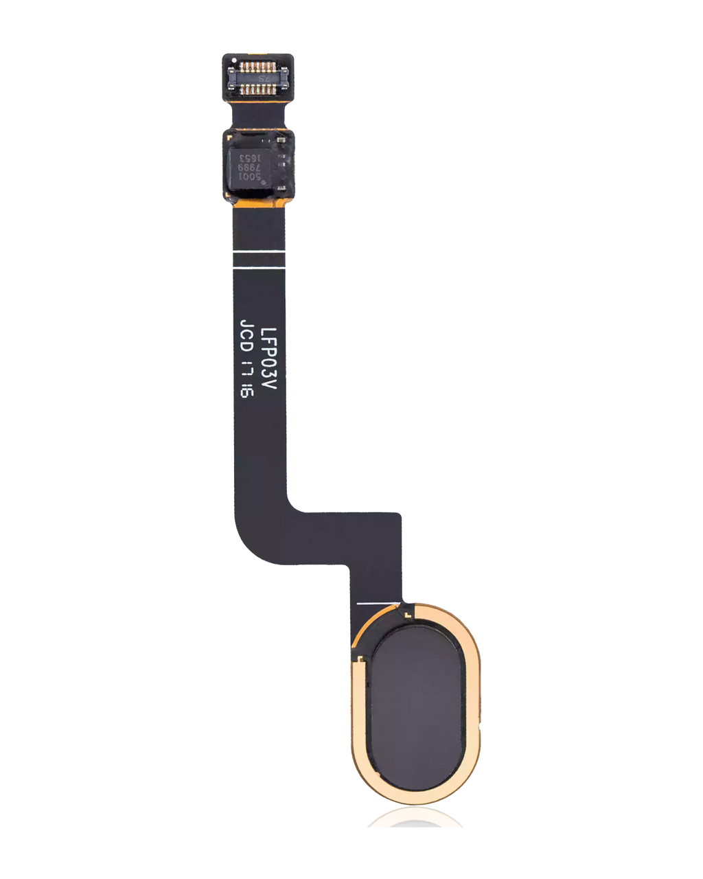 Home Button with Flex Cable for Motorola Moto G5 Plus (XT1687 / 2017) (Original OEM) (Black)