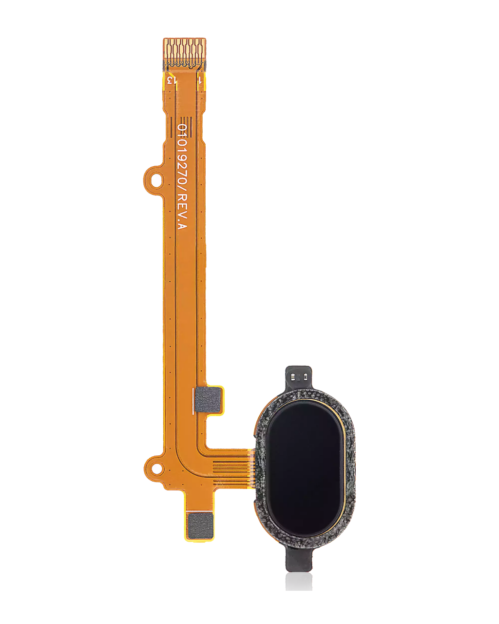 Home button with flex cable for Motorola Moto Z2 Play (XT1710 / 2017) (Original OEM) (Black)