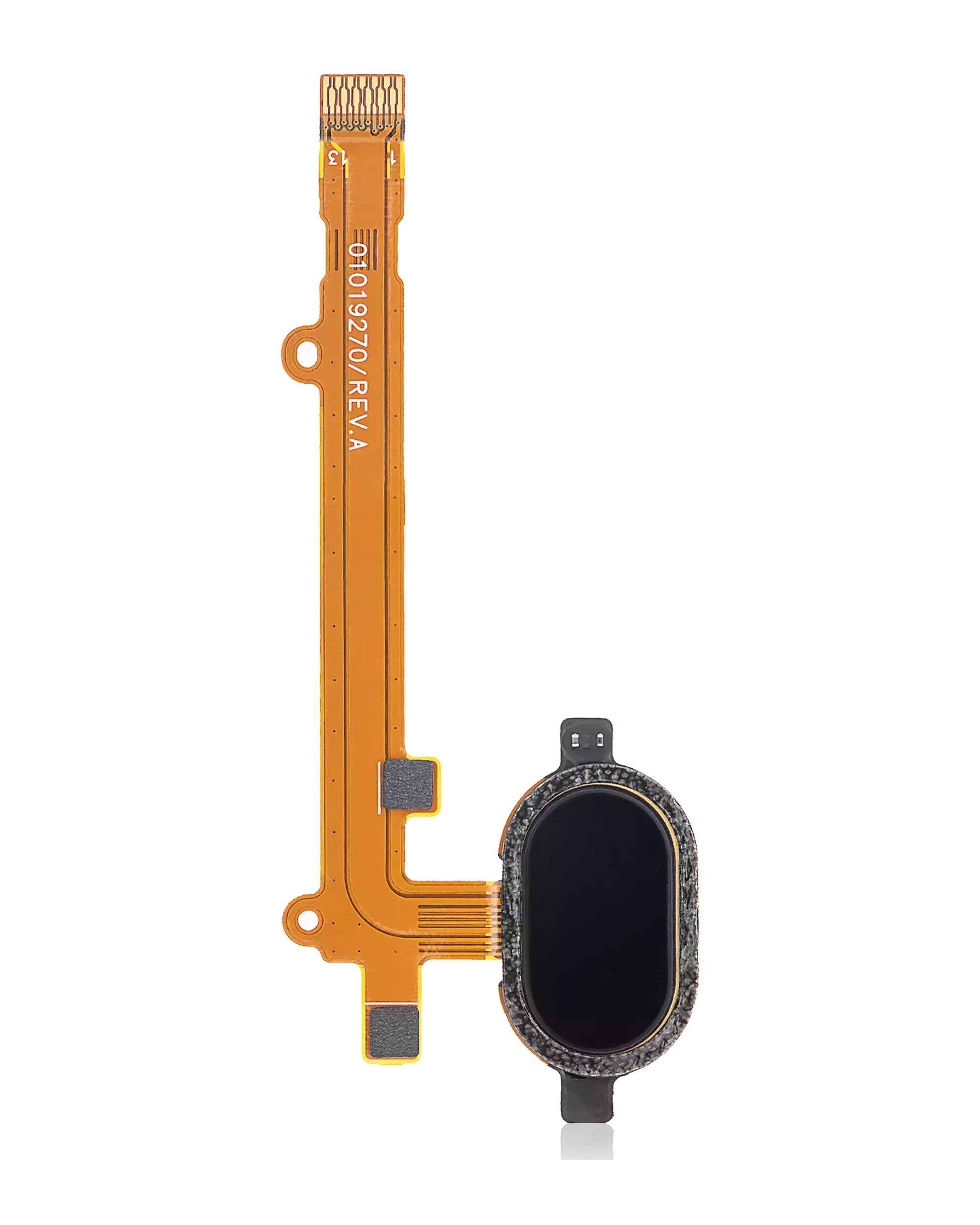 Home button with flex cable for Motorola Moto Z2 Play (XT1710 / 2017) (Original OEM) (Black)