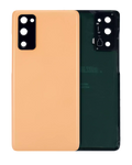 Back Cover with Camera Lens for Samsung Galaxy S20 FE (Service Pack) (Cloud Orange)