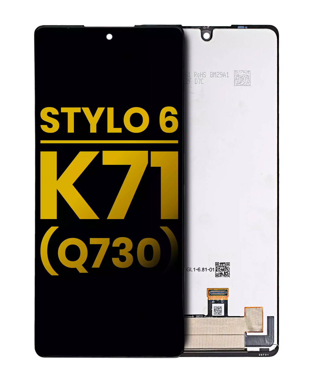 LCD Display without Frame for LG Stylo 6 / K71 (Refurbished) (All Colors)