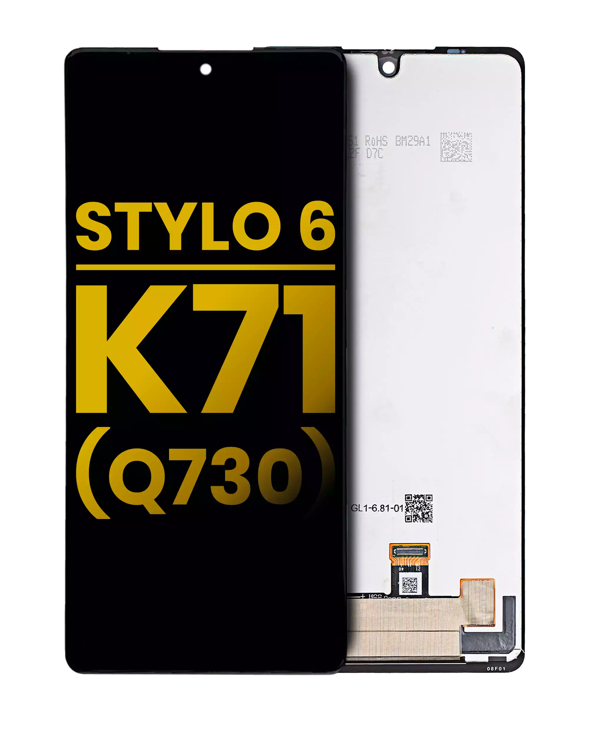LCD Display without Frame for LG Stylo 6 / K71 (Refurbished) (All Colors)