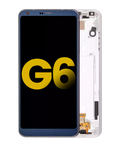 LCD-Display mit Rahmen für LG G6 (Refurbished) (Ice Platinum Silver)