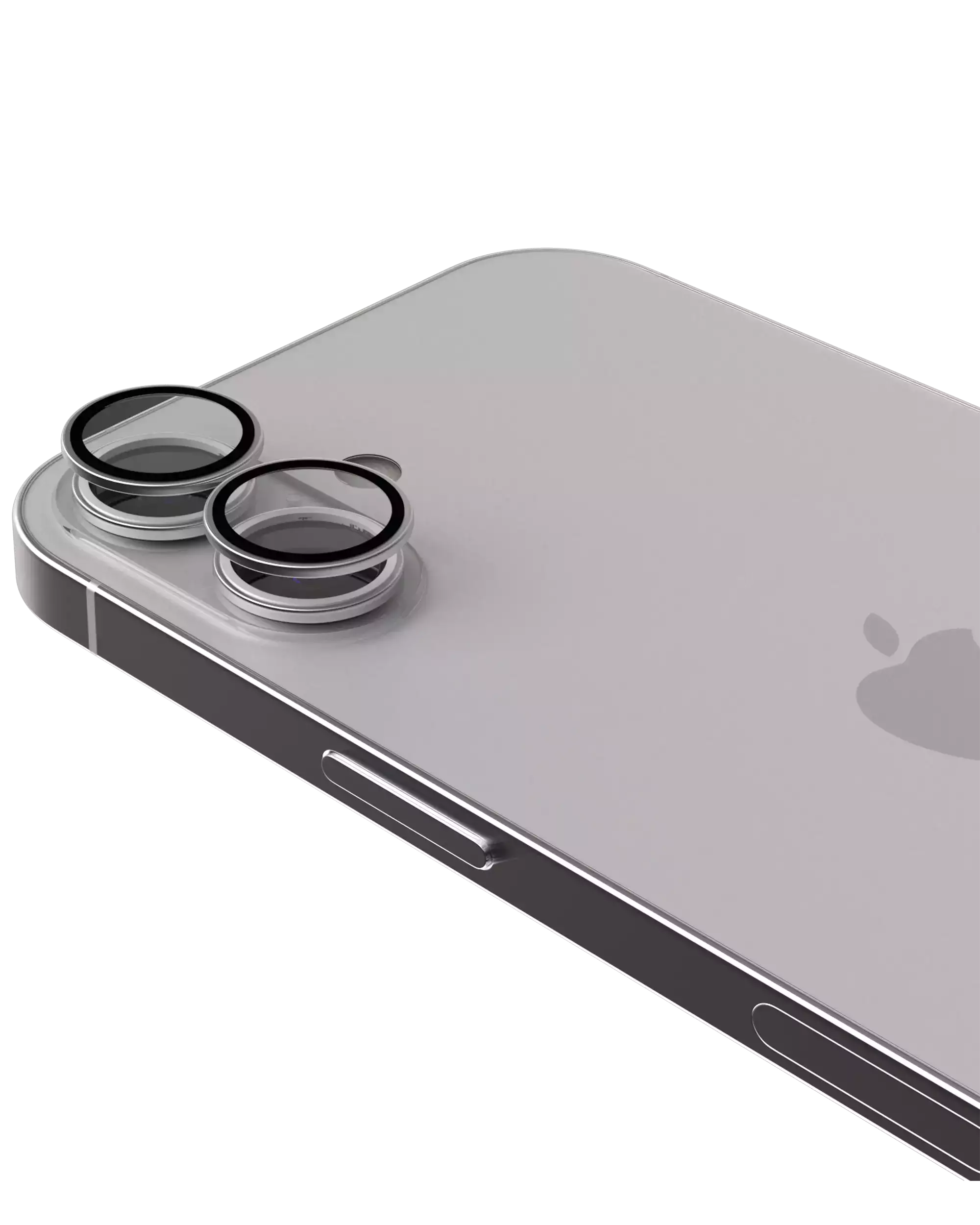 Casper Camera Lens Protector for iPhone 16 / 16 Plus (White) (Clear)