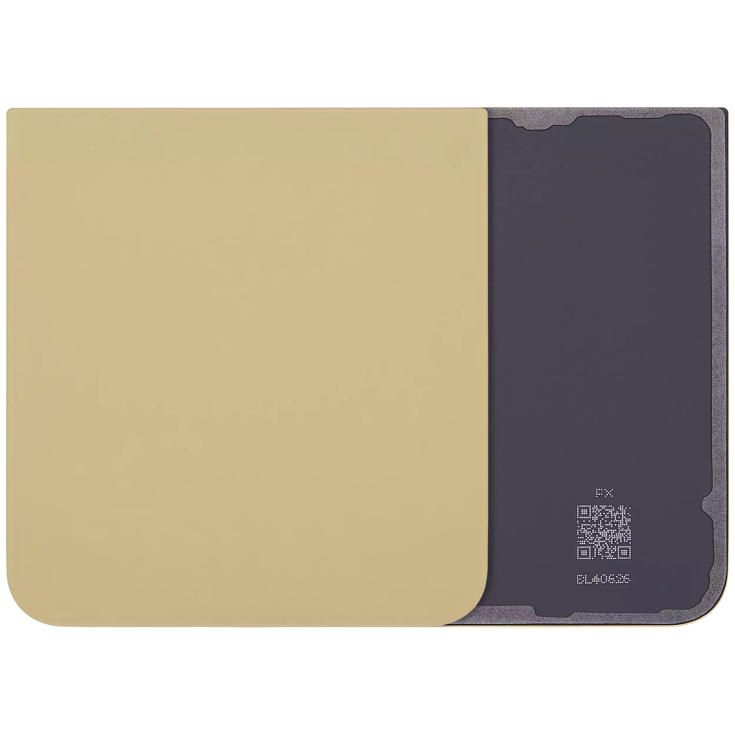 Backcover-Glas für Samsung Galaxy Z Flip 6 5G (Aftermarket Plus) (Gelb)