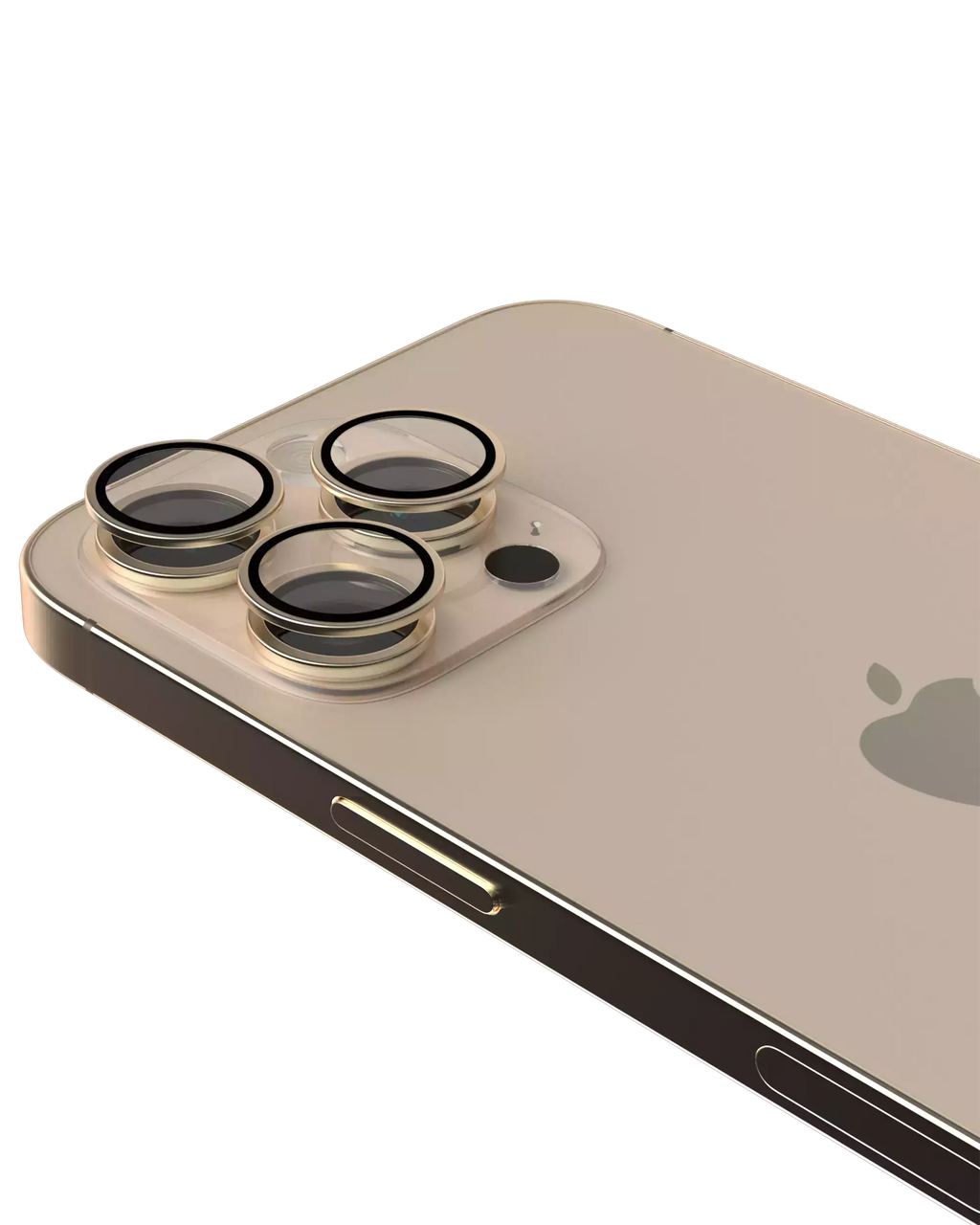Casper Kamera-Objektivschutz für iPhone 16 Pro/Max (Desert Titanium, klar)