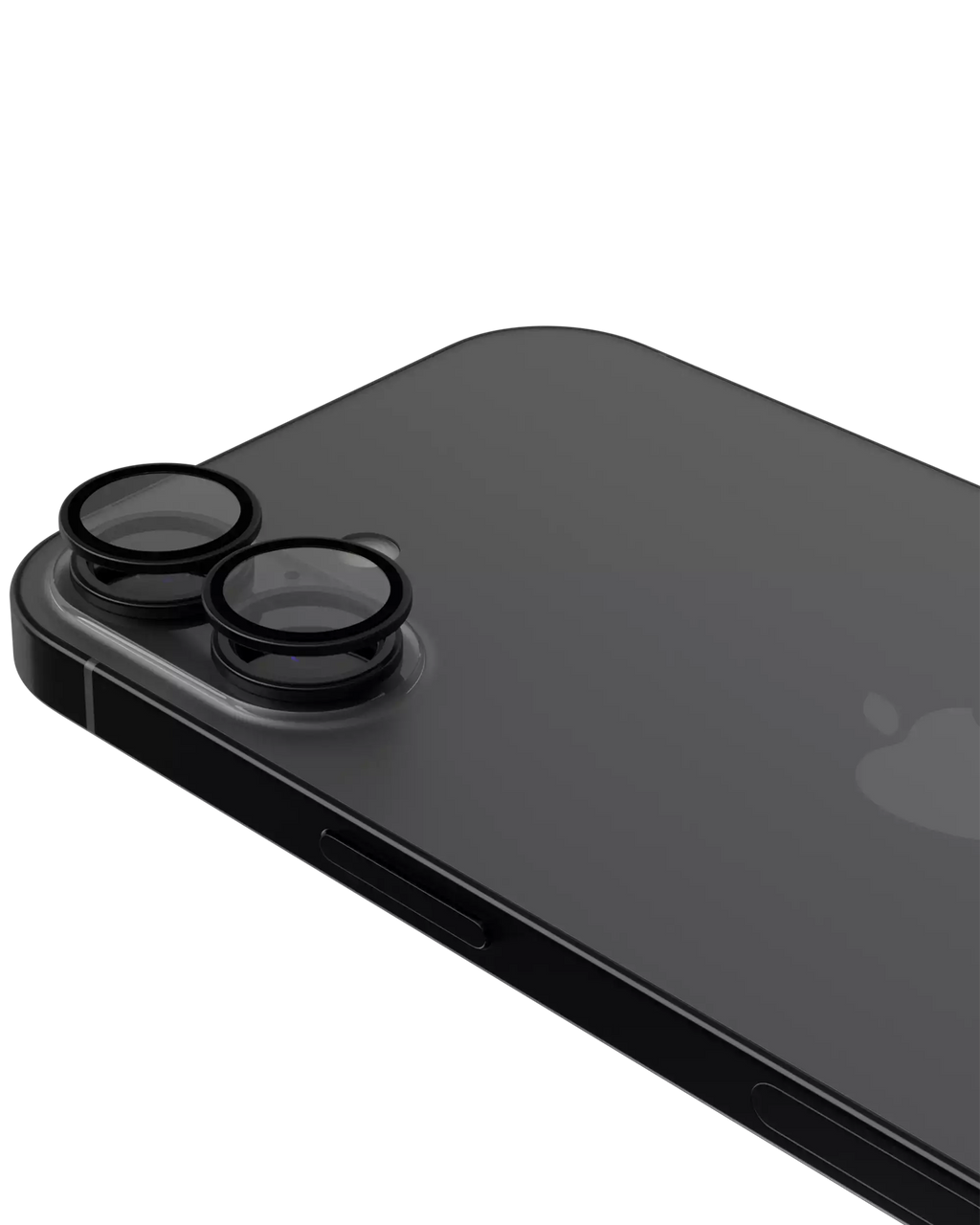 Casper Camera Lens Protector for iPhone 16 / 16 Plus (Black) (Transparent)