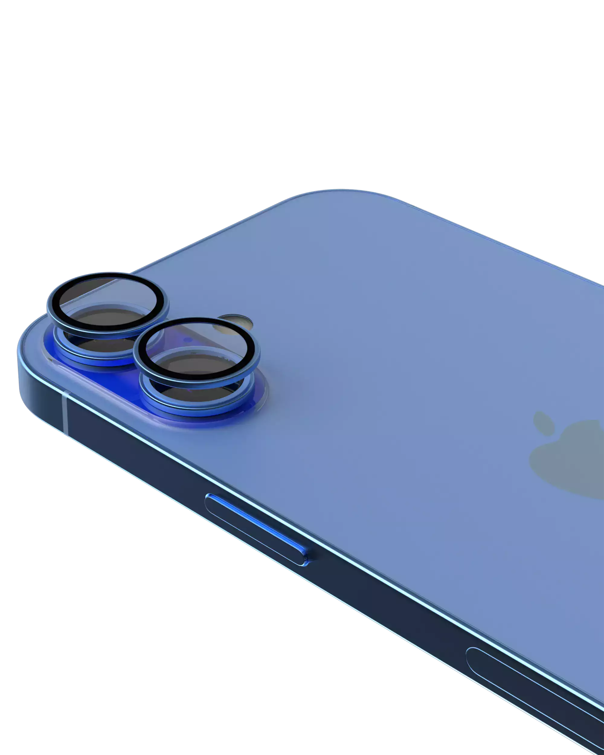 Casper Camera Lens Protector for iPhone 16 / 16 Plus (Ultramarine) (Clear)
