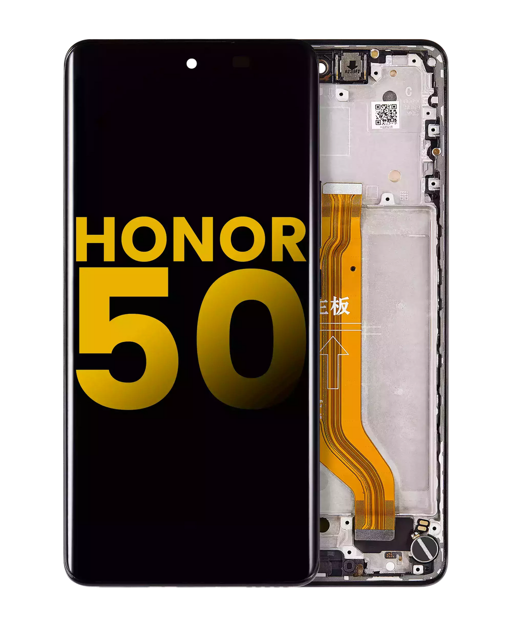 OLED-Display mit Rahmen für Honor 50 (Refurbished) (Midnight Schwarz)