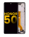 OLED-Display mit Rahmen für Honor 50 (Refurbished) (Midnight Schwarz)