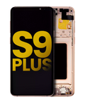 OLED Display with Frame for Samsung Galaxy S9 Plus (Refurbished) (Sunrise Gold)