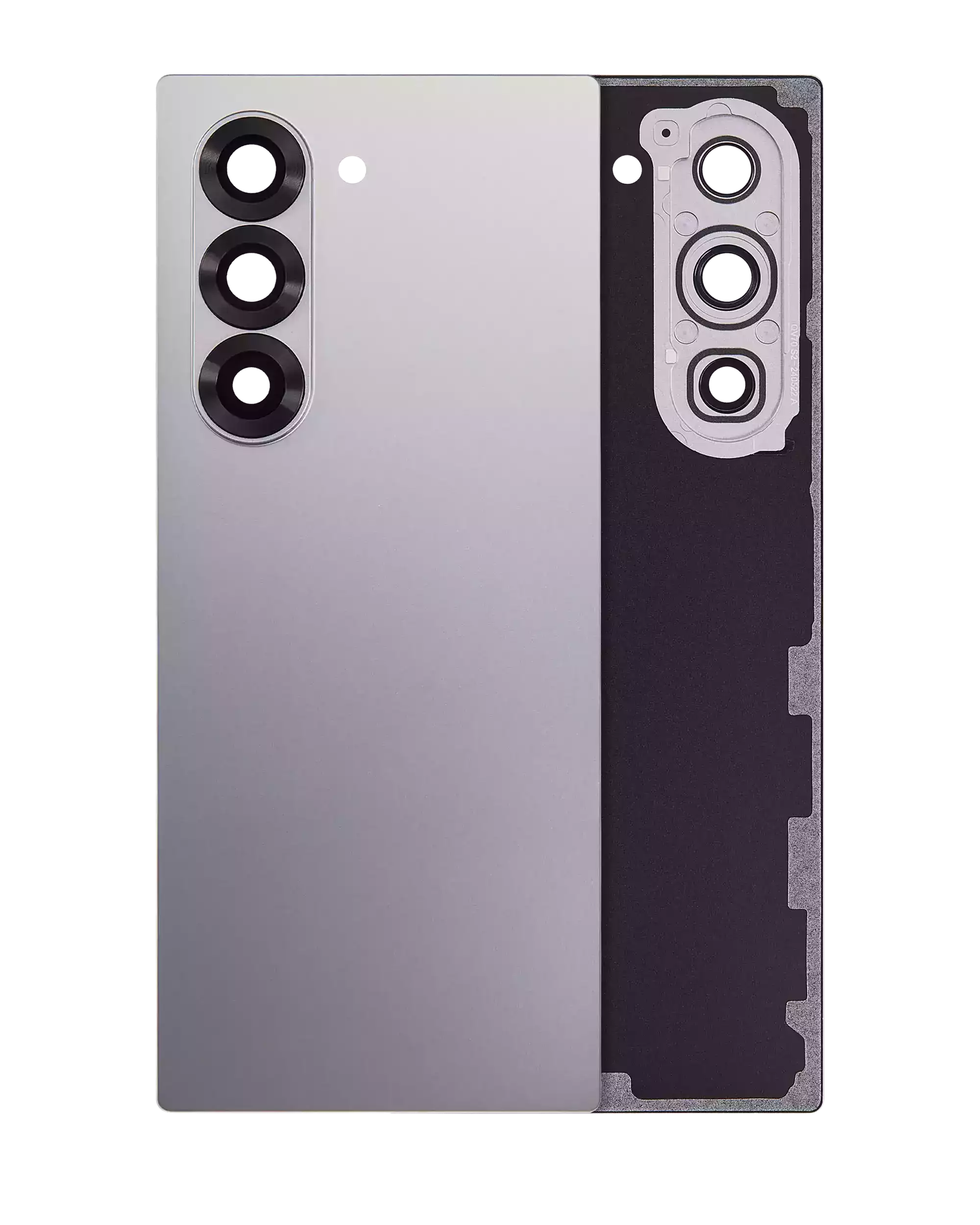 Back Cover with Camera Lens for Samsung Galaxy Z Fold 6 5G (Aftermarket Plus) (Silver Shadow)