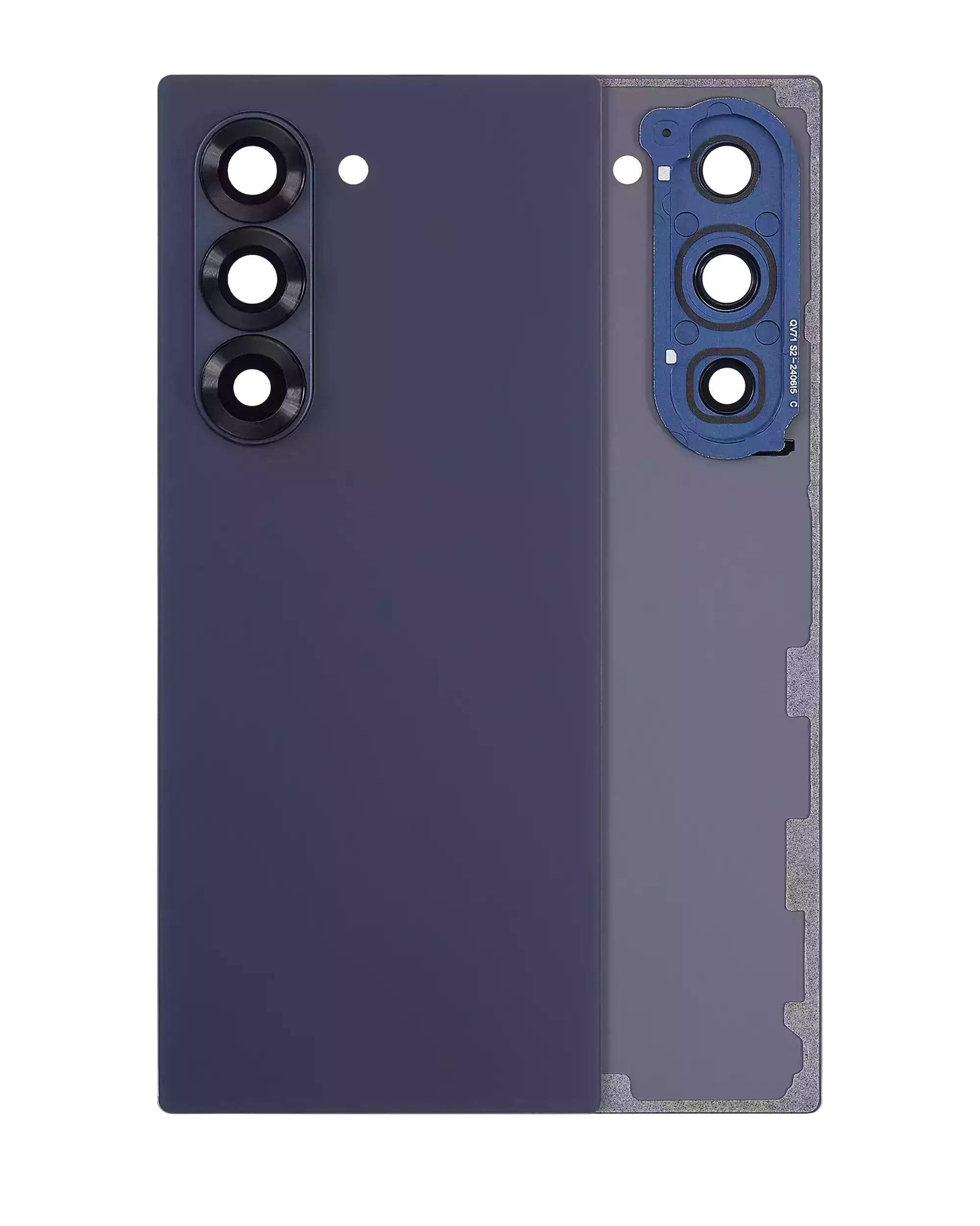 Back Cover with Camera Lens for Samsung Galaxy Z Fold 6 5G (Aftermarket Plus) (Navy)