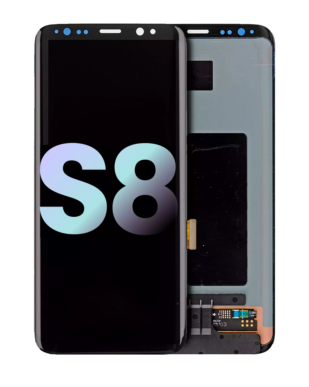 OLED-Display ohne Rahmen für Samsung Galaxy S8 (Service Pack) (Alle Farben)