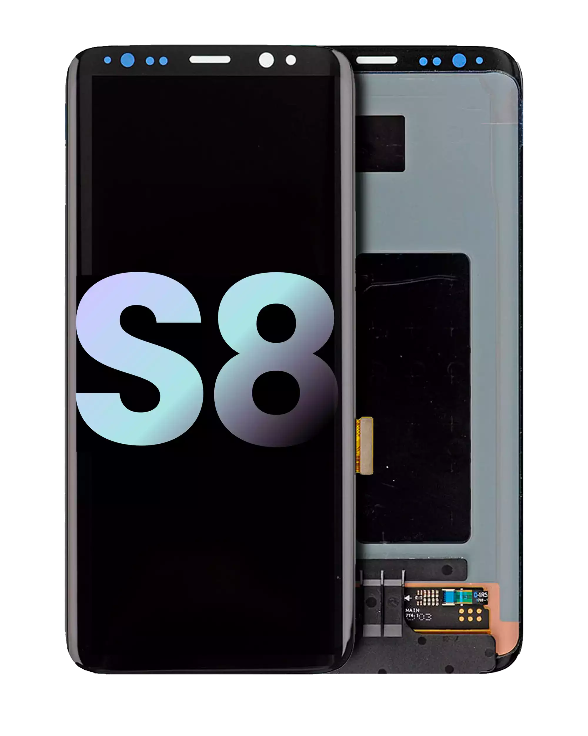 OLED-Display ohne Rahmen für Samsung Galaxy S8 (Service Pack) (Alle Farben)