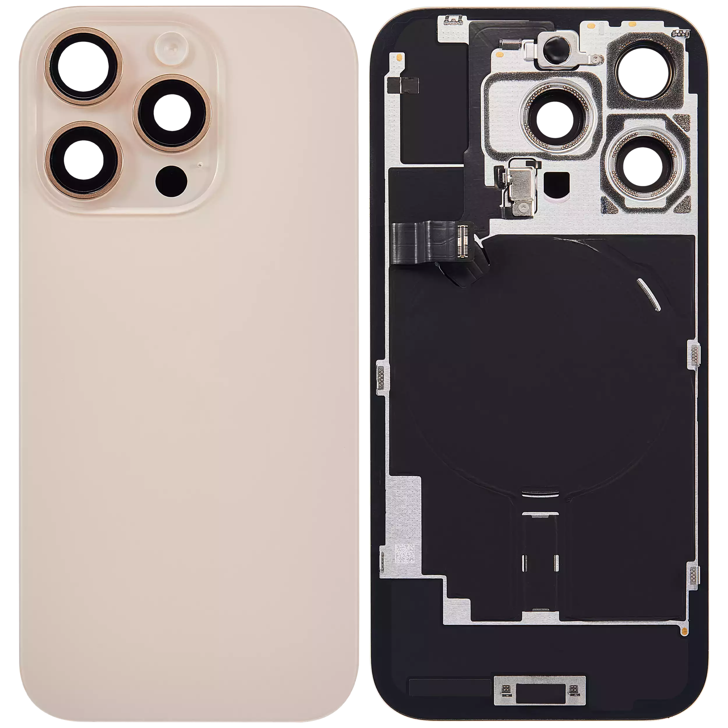 Gebrauchter Ausbau/Pull Qualität A – iPhone 16 Pro Backcover Wüstensand
