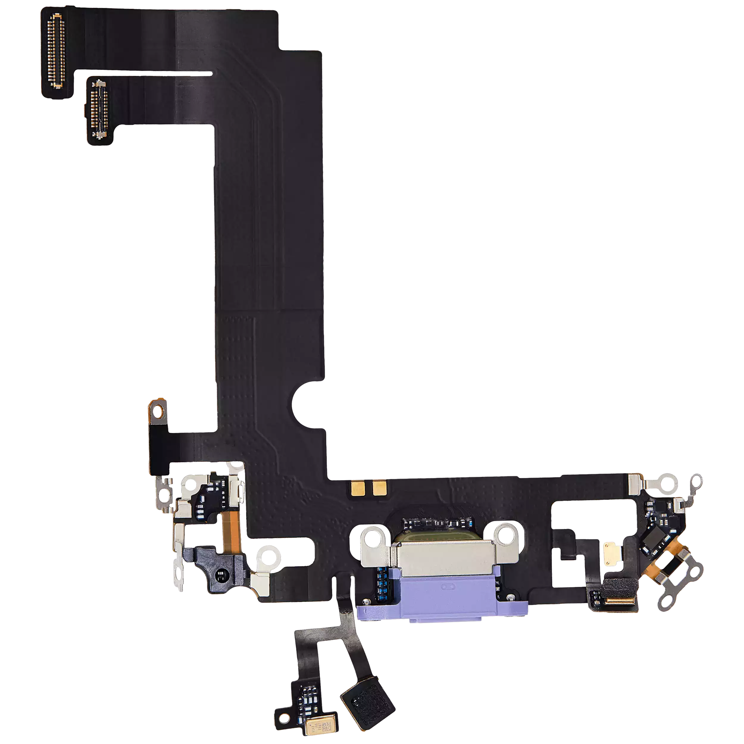Charging Port Flex Cable for iPhone 12 Mini (Original Part, used) (Purple)