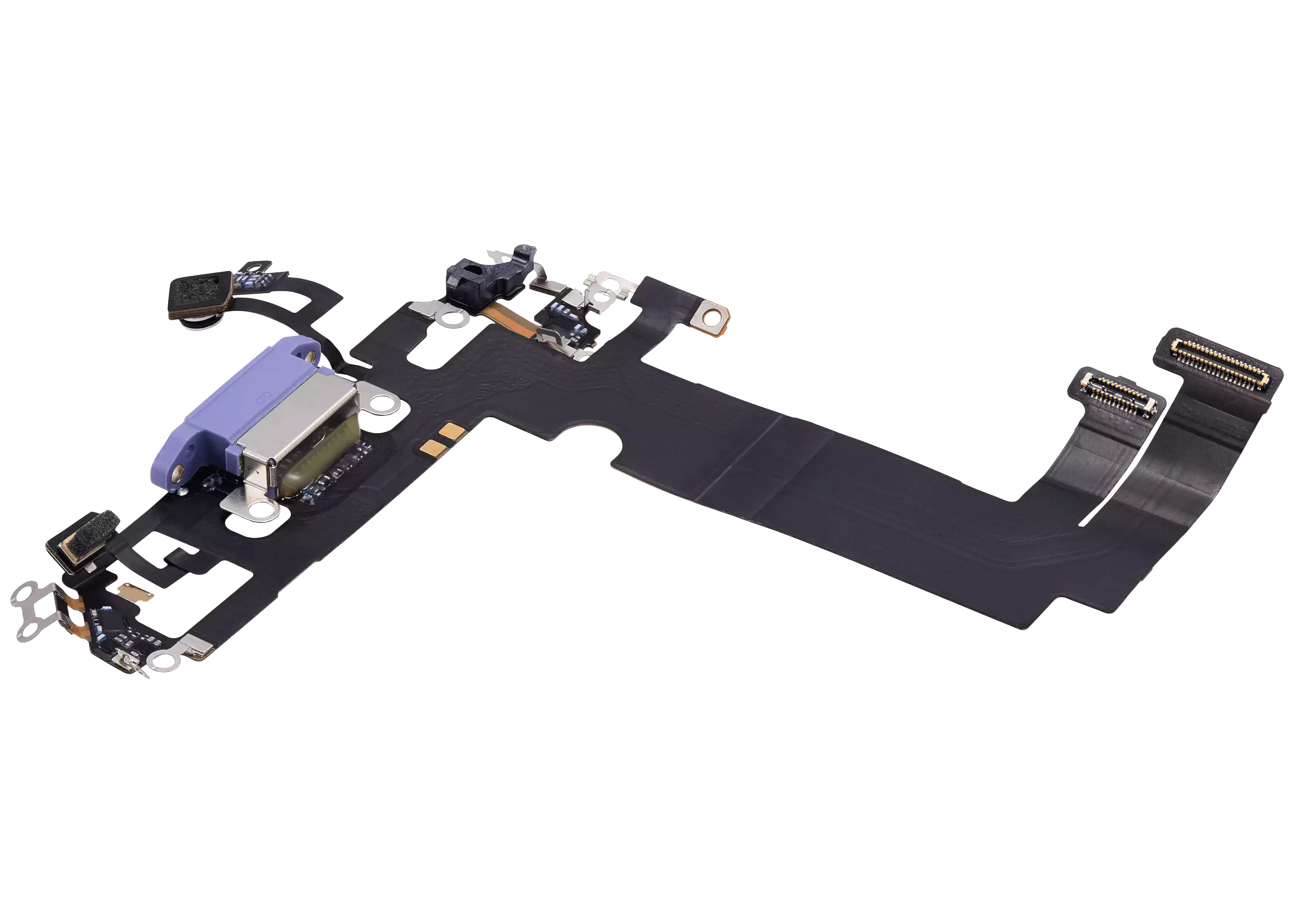 Charging Port Flex Cable for iPhone 12 Mini (Original Part, used) (Purple)