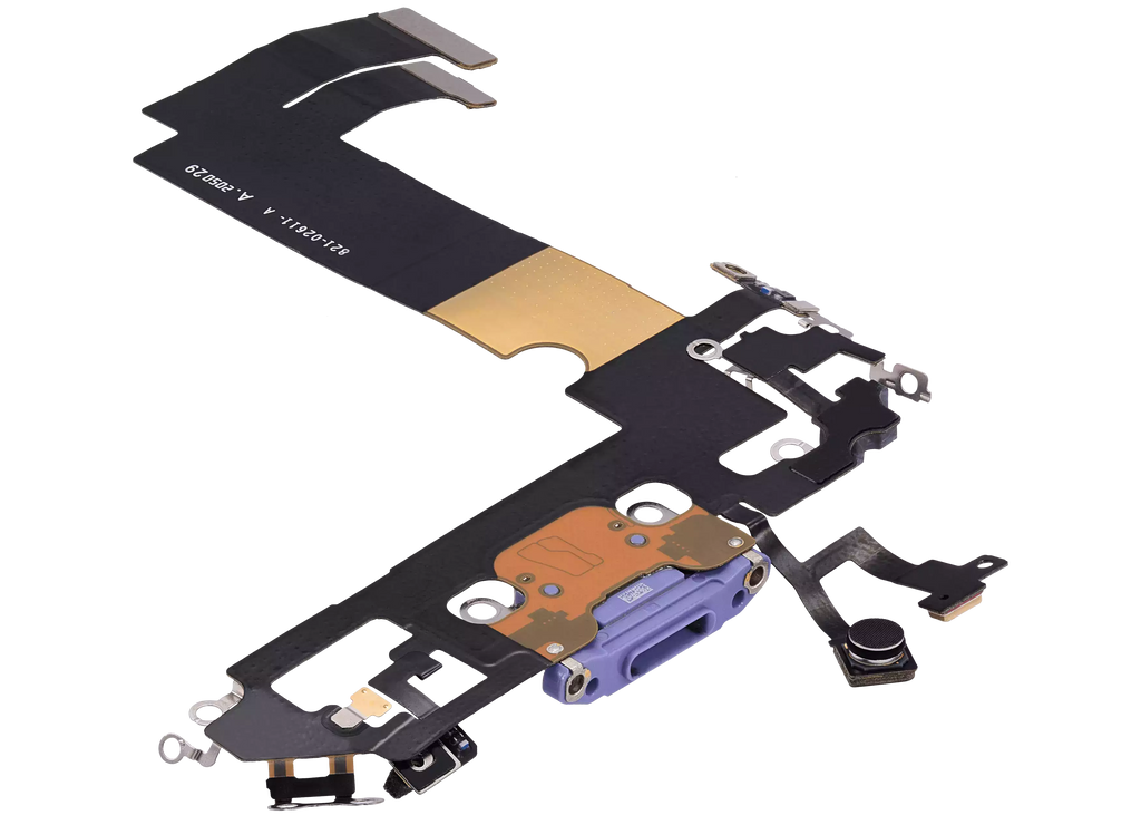 Charging Port Flex Cable for iPhone 12 Mini (Original Part, used) (Purple)