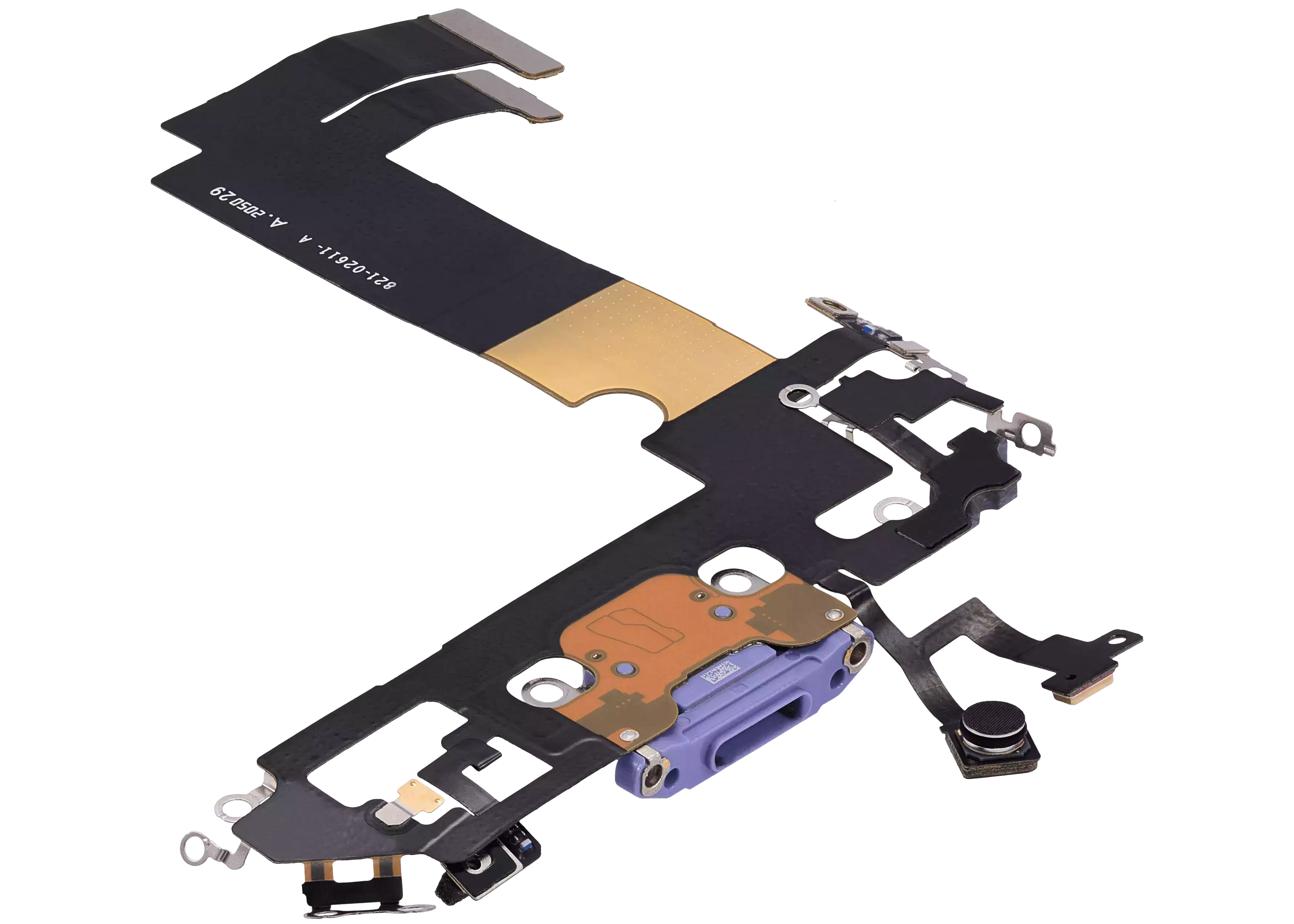 Charging Port Flex Cable for iPhone 12 Mini (Original Part, used) (Purple)