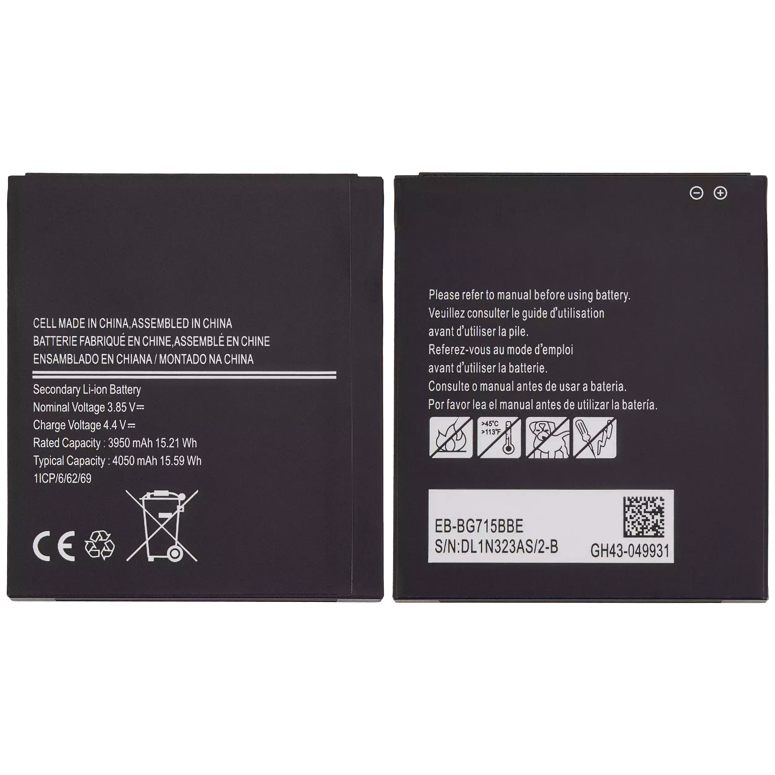 Ersatzakku für Samsung Galaxy XCover Pro (G715) (EB-BG715BBE)