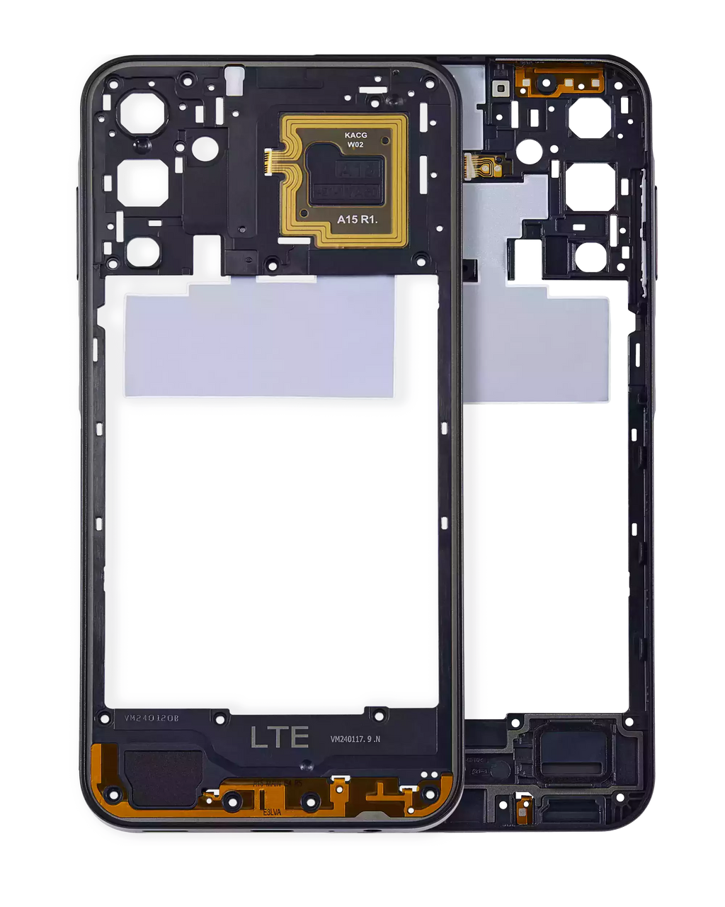 Midframe/Rahmen für Samsung Galaxy A15 5G (A156 / 2023) – Brave Black