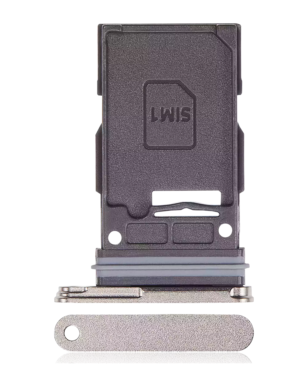 Single SIM Card Tray for Samsung Galaxy S24 Ultra 5G (Premium) (Titanium Gray)