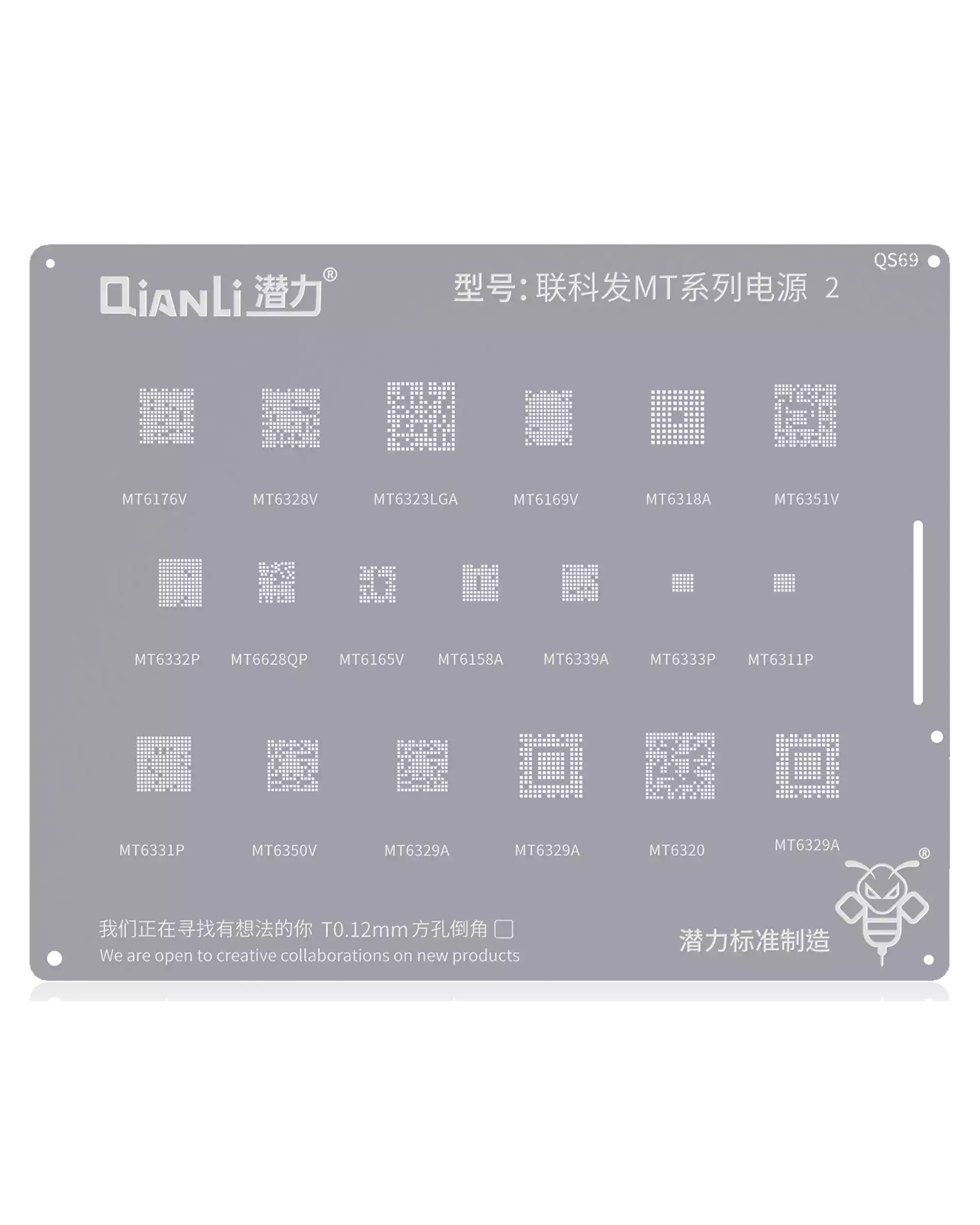 Bumblebee Schablone (QS69) MTK MT Series 2 von Qianli