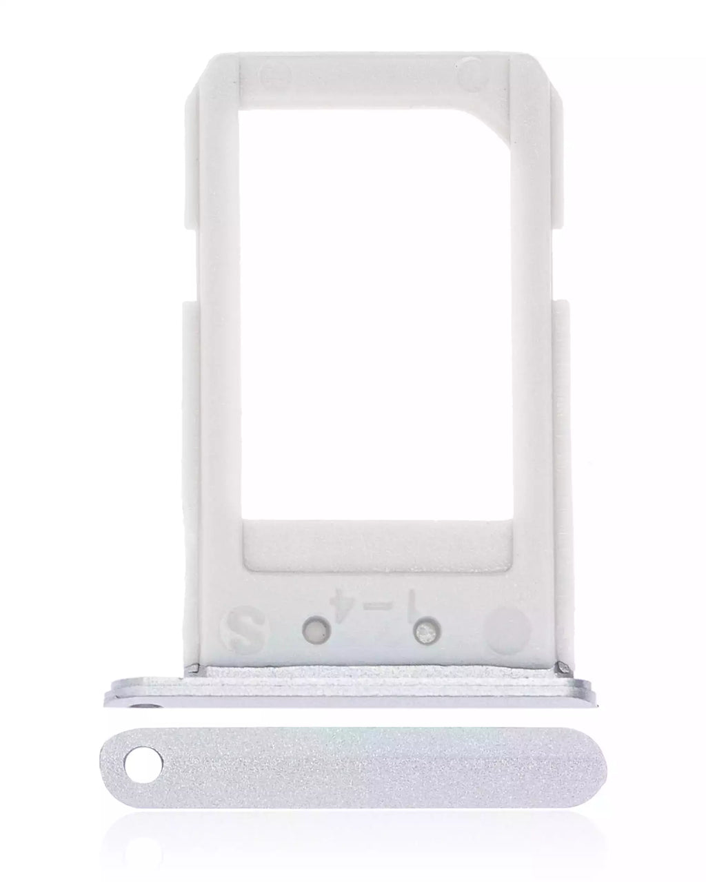 SIM-Kartentray für Samsung Galaxy S6 Edge Plus (White Pearl / Silver)