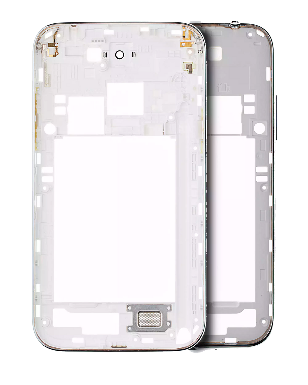 Midframe/Rahmen für Samsung Galaxy Note 2 (mit Kleinteilen) (Weiß)