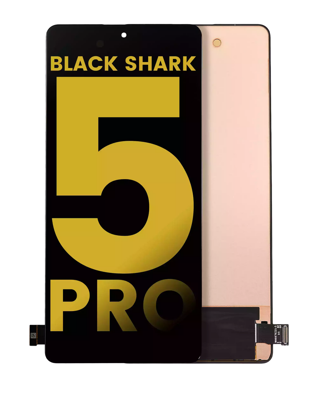 OLED-Display ohne Rahmen für Xiaomi Black Shark 5 Pro (Refurbished)